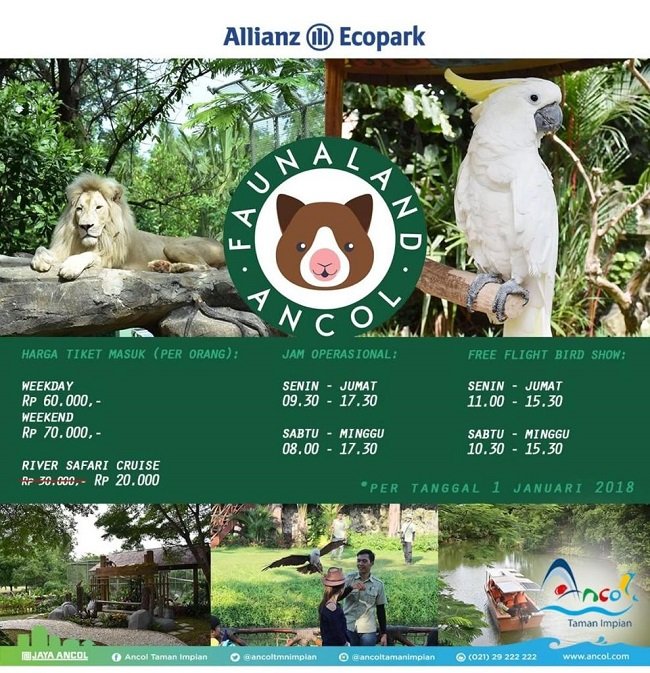 Faunaland Ecopark Ancol - Kids Holiday Spots - Liburan Anak - Informasi