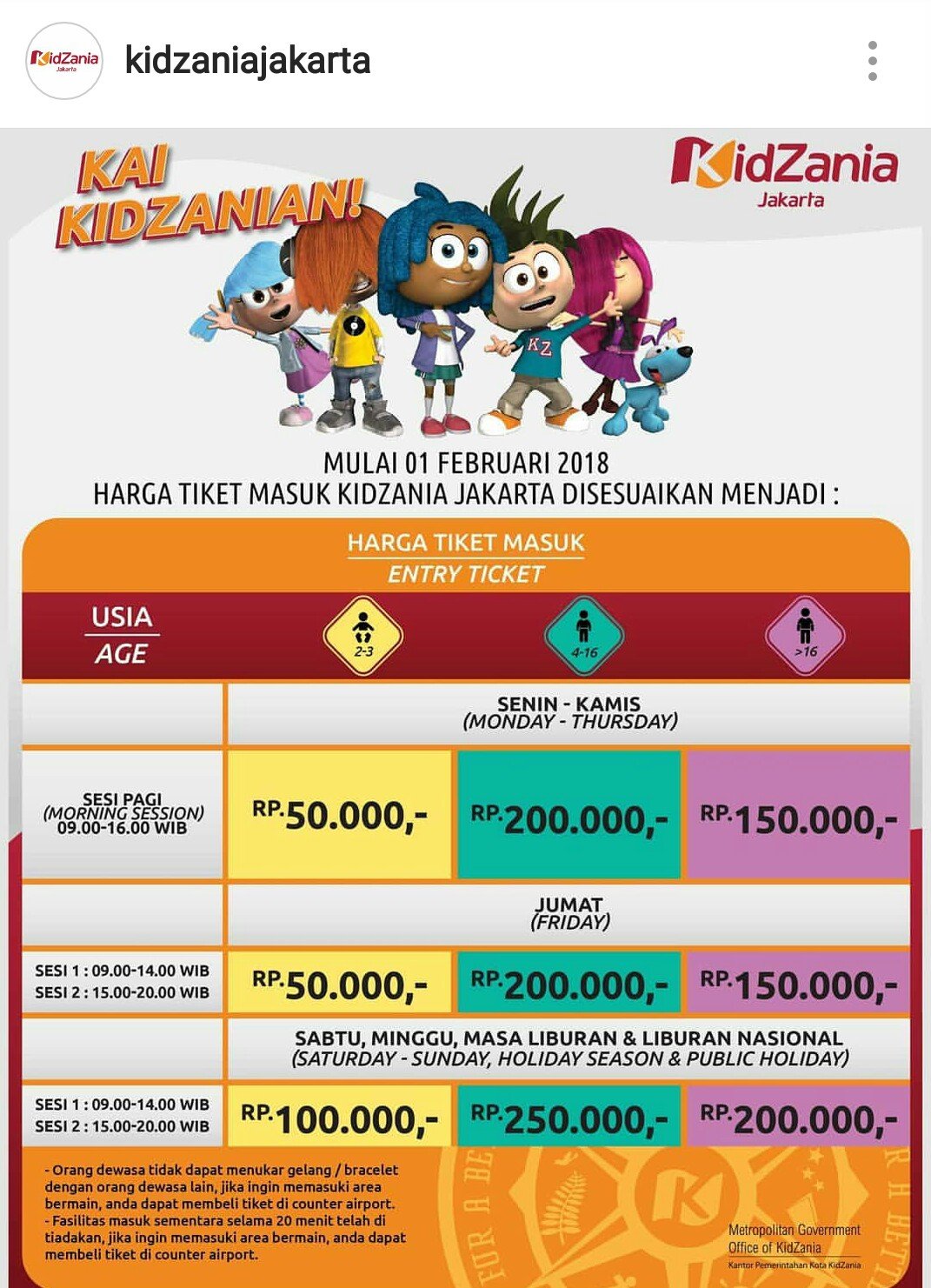 Kidzania Jakarta Kids Holiday Spots Liburan Anak Informasi Event Liburan Keluarga