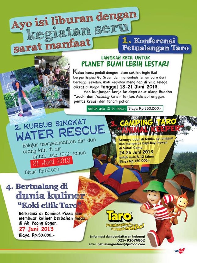 Berpetualang Bersama TARO