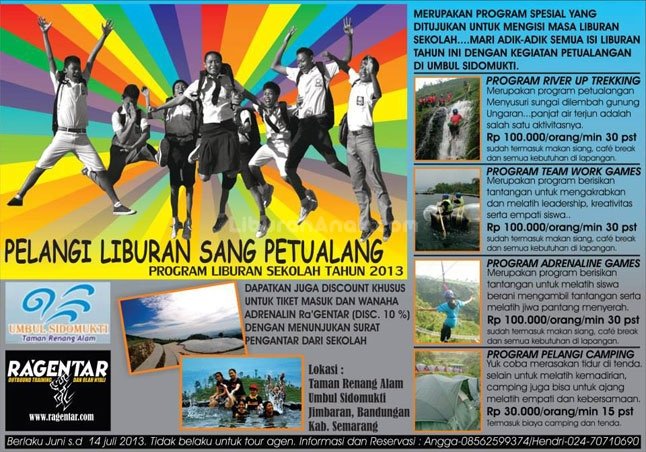 Pelangi Liburan Sang Petualang