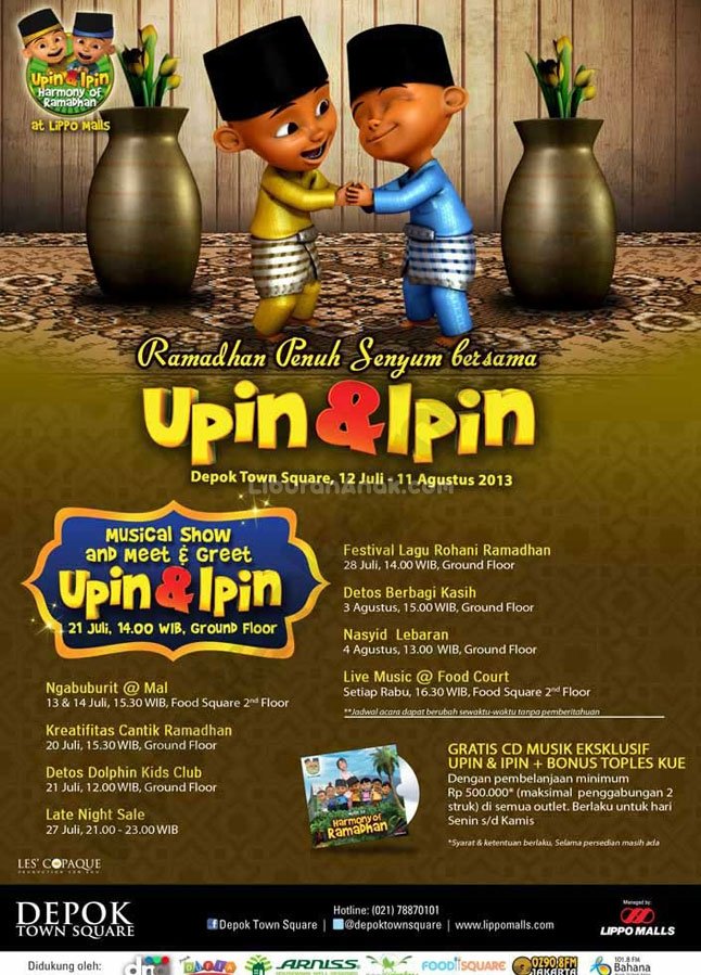 Ramadhan Penuh Senyum bersama Upin dan Ipin