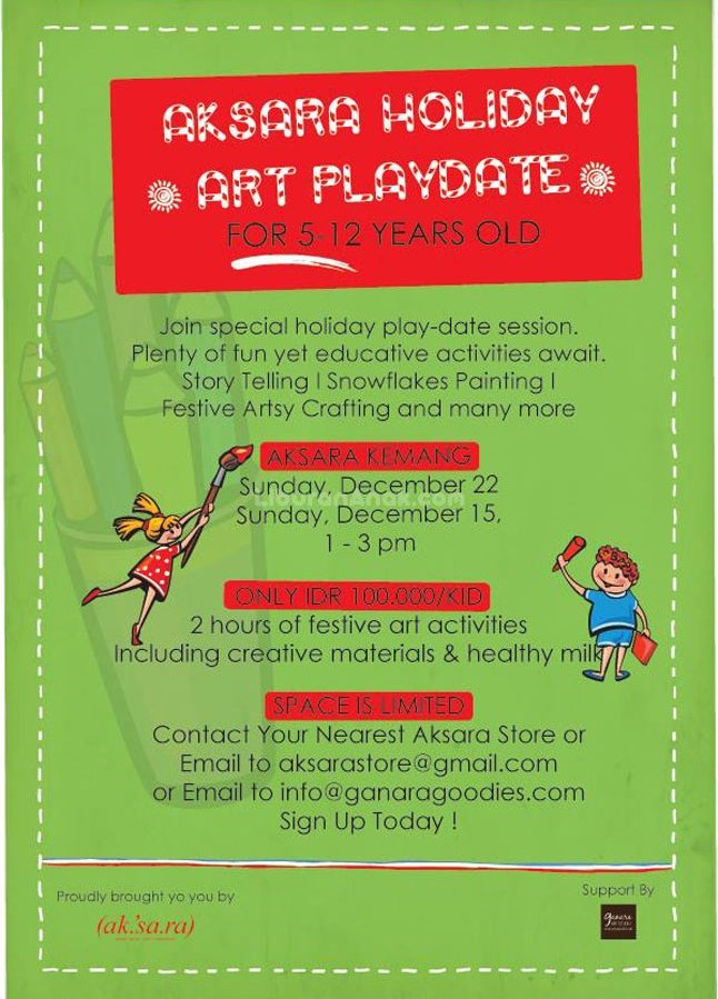 Aksara Holiday Art Playdate
