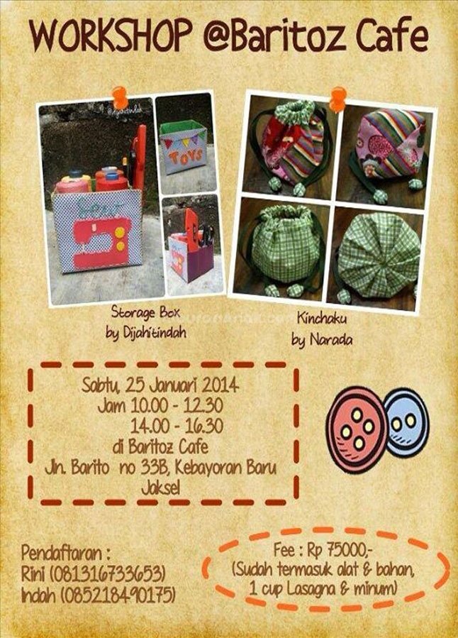 WORKSHOP at Baritoz Cafe