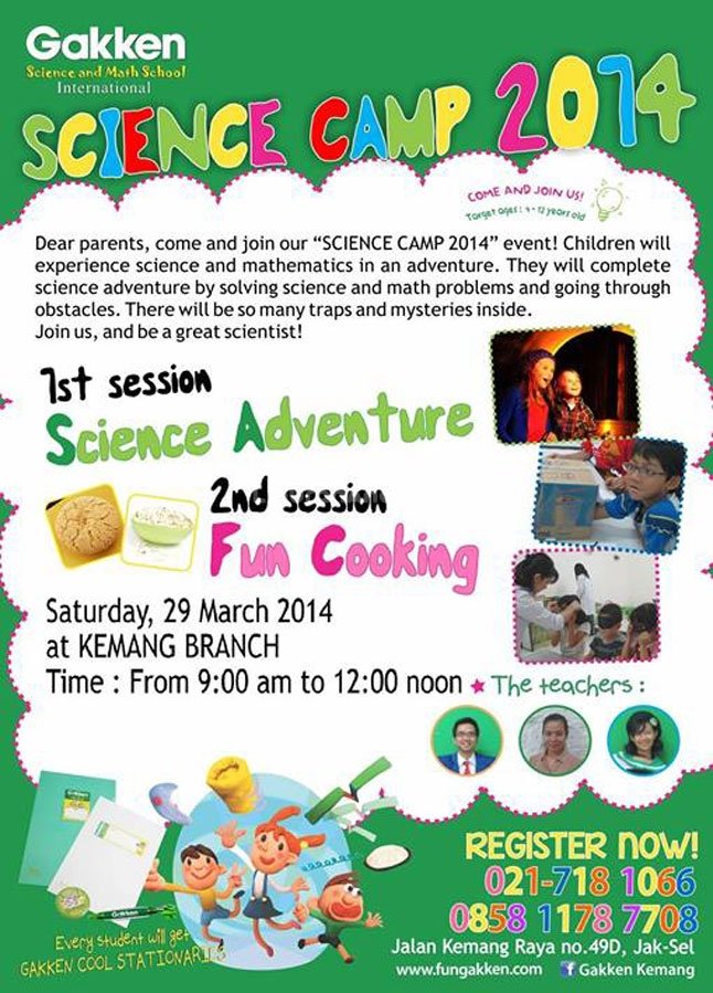 Gakken Science Camp 2014