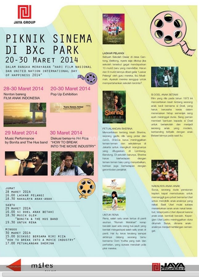 Piknik Sinema di BXc Park