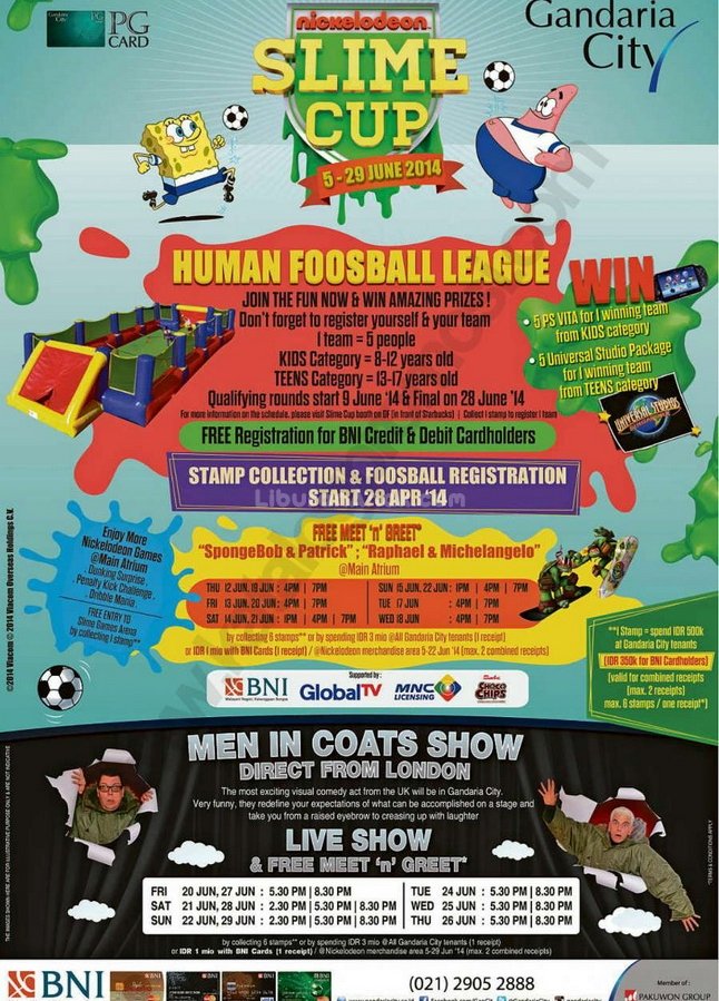 Gandaria City presents Nickelodeon Slime Cup