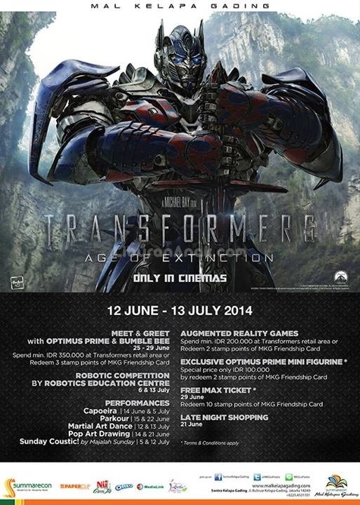 Mall Kelapa Gading - Transformers Age of Extinction
