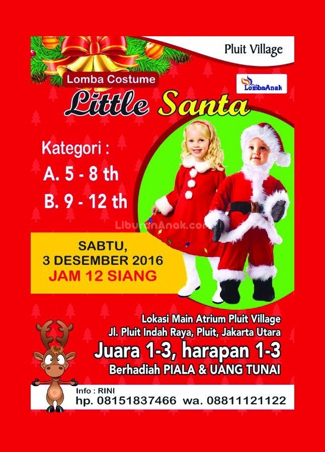 Lomba Costume Little Santa