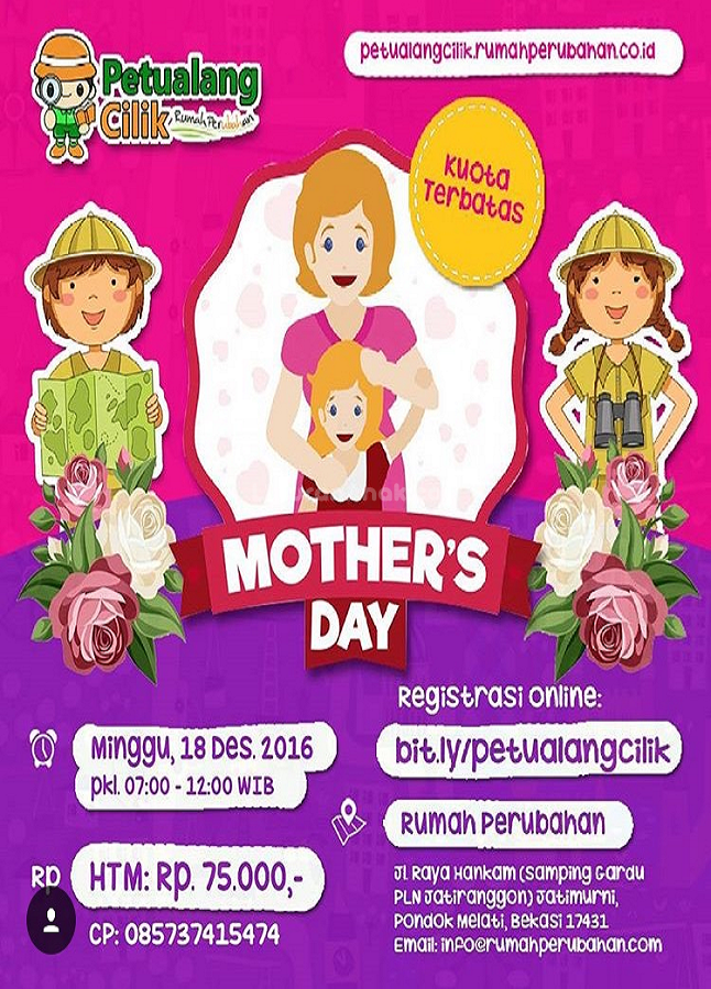 Mother's Day with Petualang Cilik Rumah Perubahan