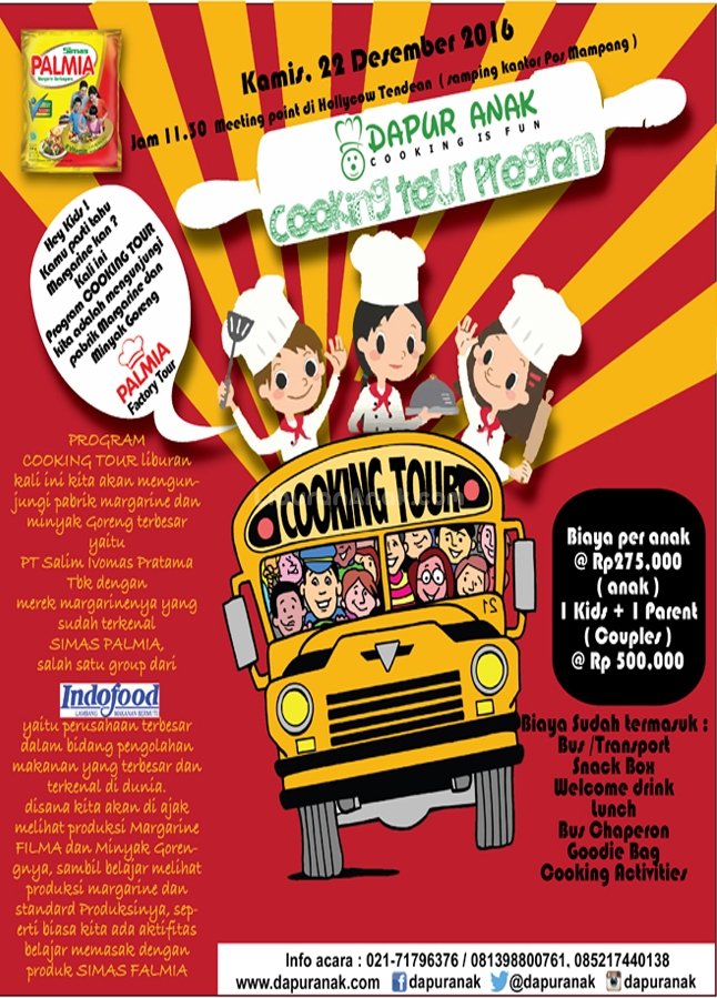 Cooking Tour Program
