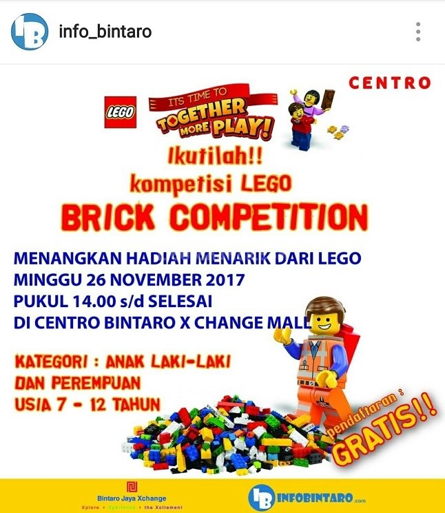 Lego Brick Competition