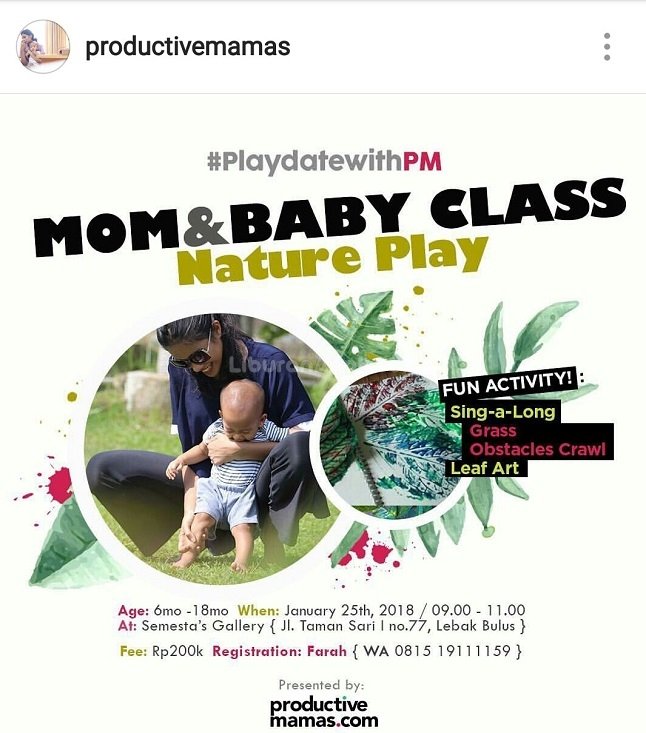 Mom & Baby Class Nature Play