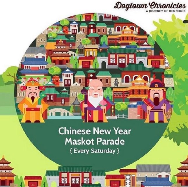 Chinese New Year Maskot Parade