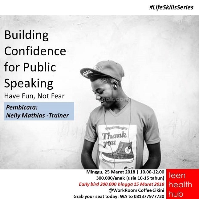Life Skills Series "Building Confidence for Public Speaking"
