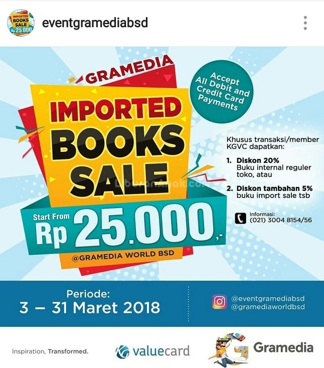 Imported Book Sale