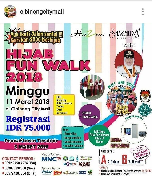 Hijab Fun Walk 2018