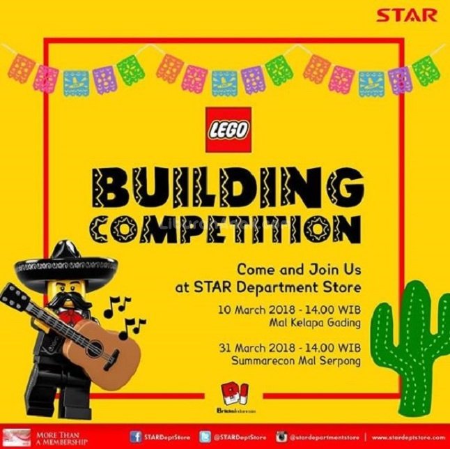 Lego Building Competition at Star Dept Store