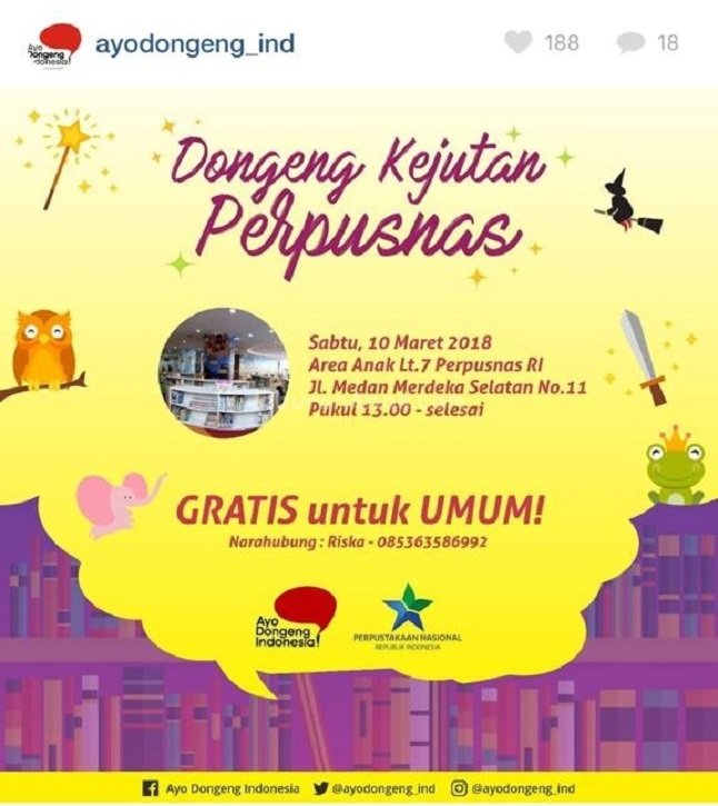 Dongeng Kejutan Perpusnas