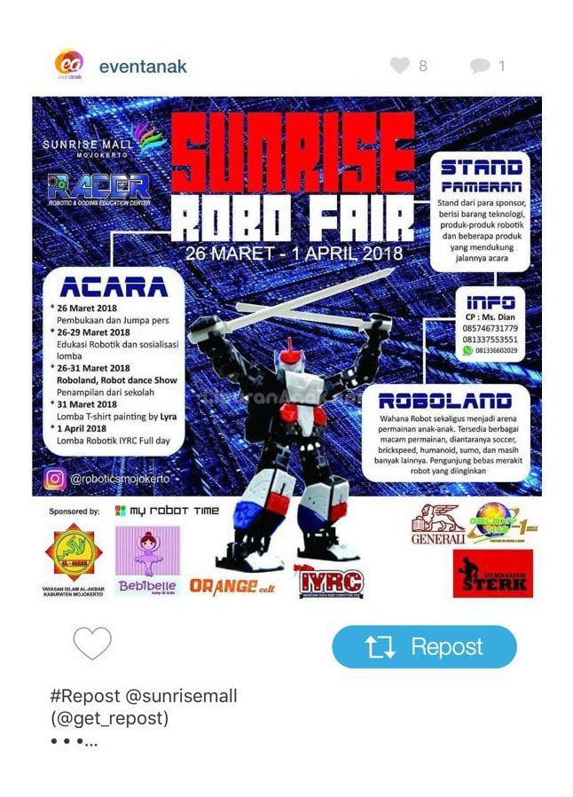 Sunrise Robo Fair