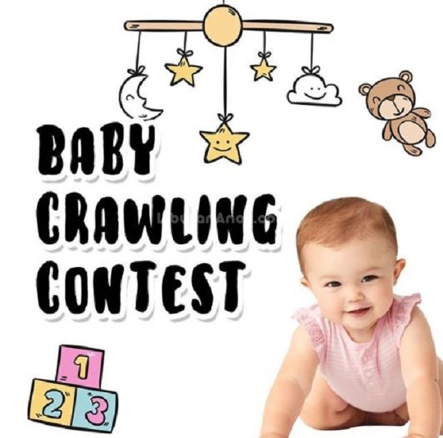 Baby Crawling Contest di Kidz Station