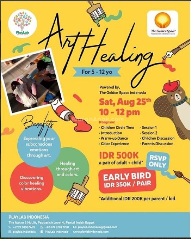 Art Healing Program with Playlab Indonesia