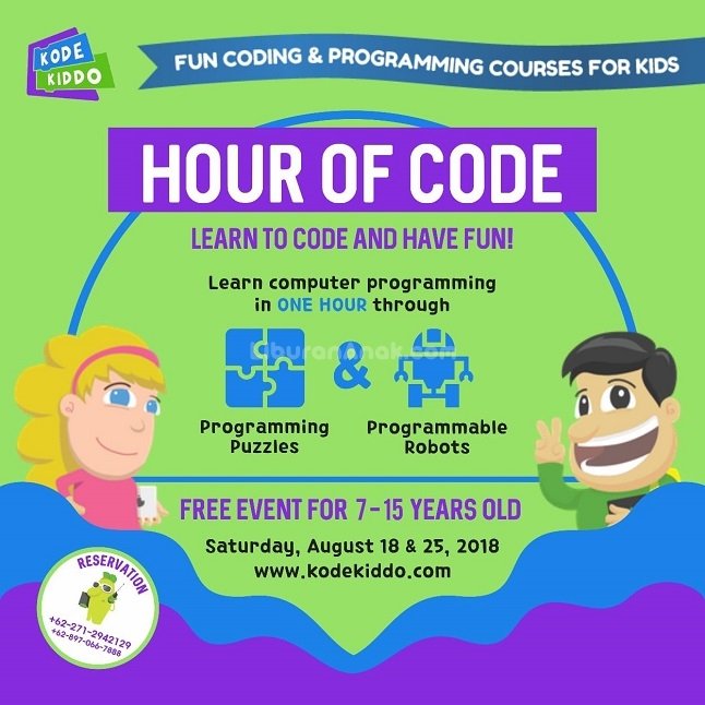 Hour Of Code - Free Event with KOdeKiddo
