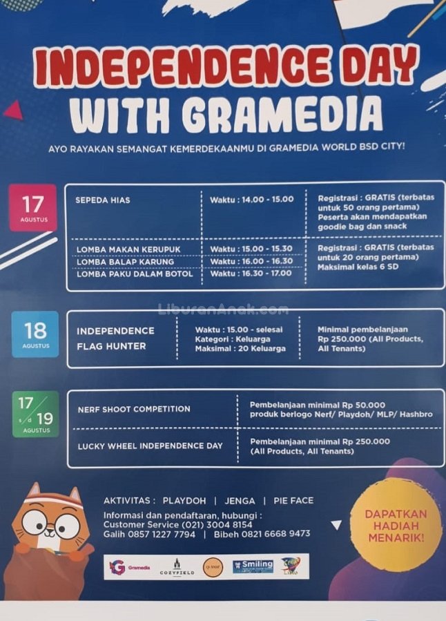 Independence Day with Gramedia