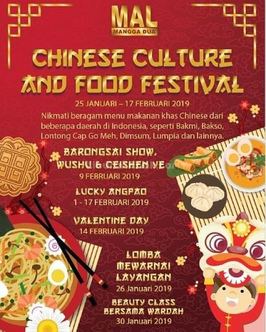 Chinese Culture and Food Festival at Mal Mangga Dua