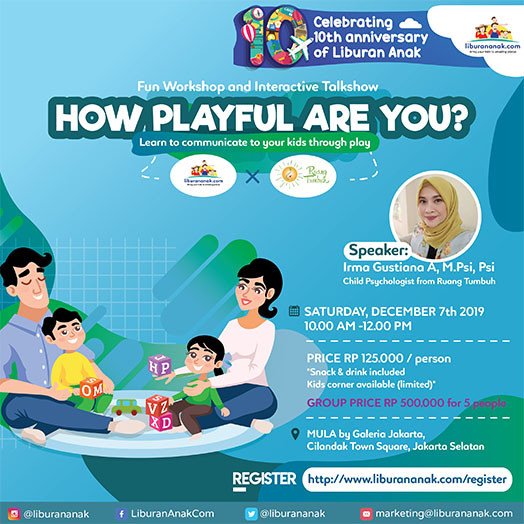How Playful Are You? a Fun Workshop and Interactive Talkshow