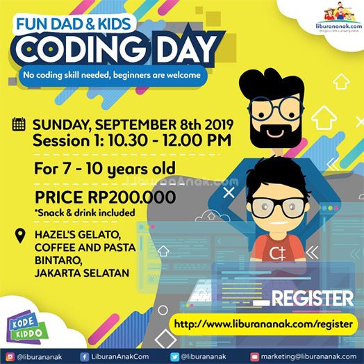 Fun Dad & Kids Coding Day