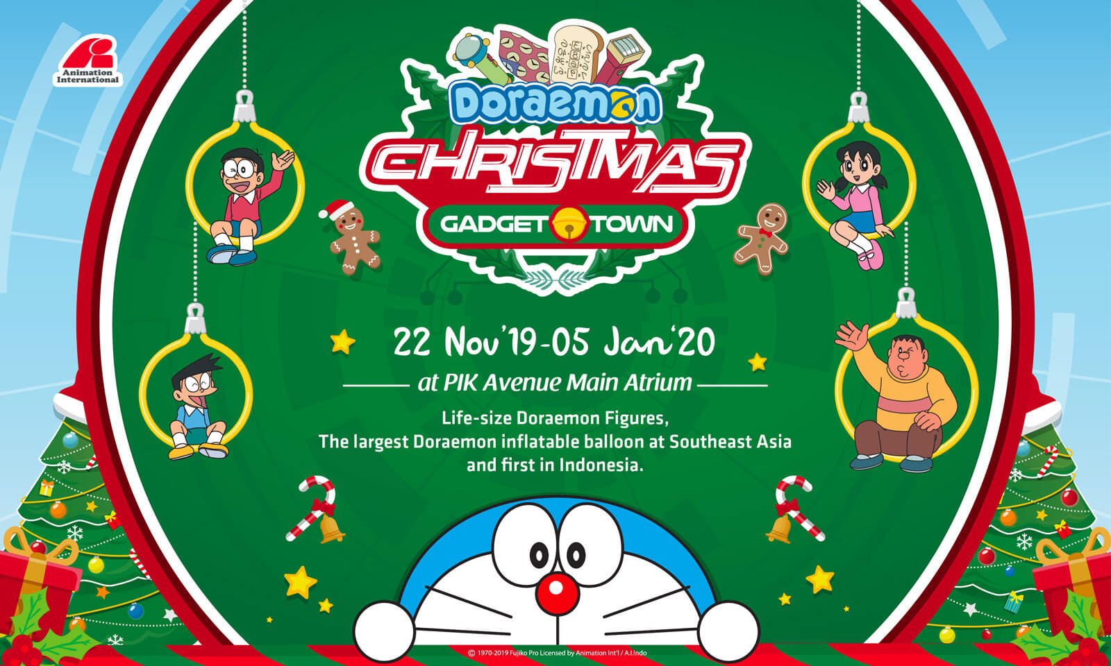 Doraemon Christmas Gadget Town